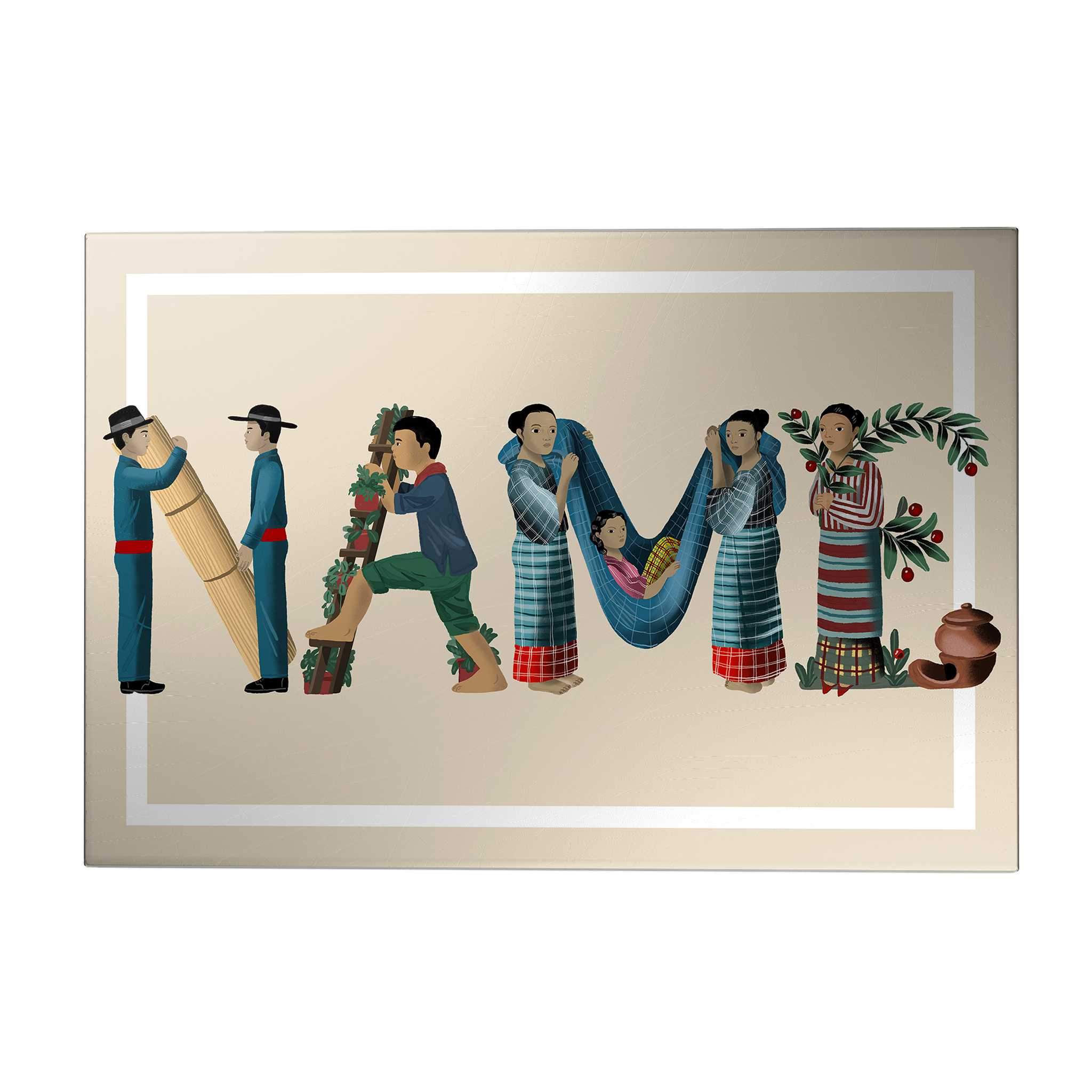 Letras Y Figuras Personalized Decoposter