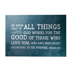 Words That Inspire Decoposter: All Things God Works for the Good