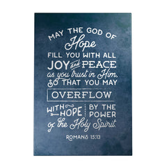 Words That Inspire Decoposter: May the God of Hope Fill You