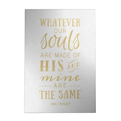 Whatever Our Souls Decoposter