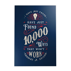 I Have Not Failed Decoposter