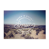 When in Doubt Smile Decoposter