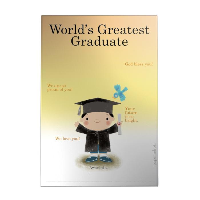 World's Greatest Graduate Decoposter