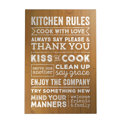 Kitchen Rules Decoposter