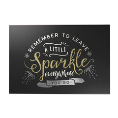 Leave a Little Sparkle Decoposter