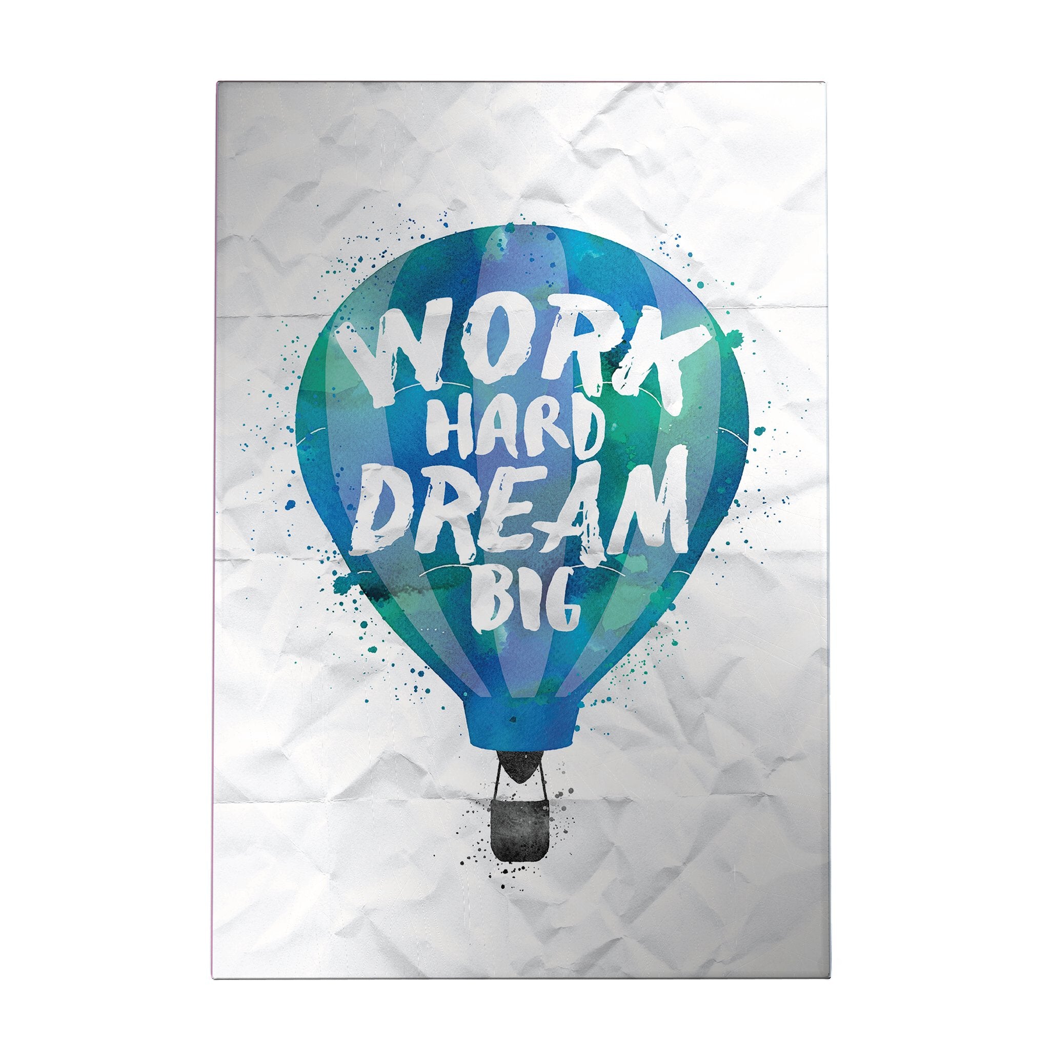 Work Hard Dream Big Decoposter