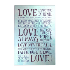 Love is Patient Decoposter