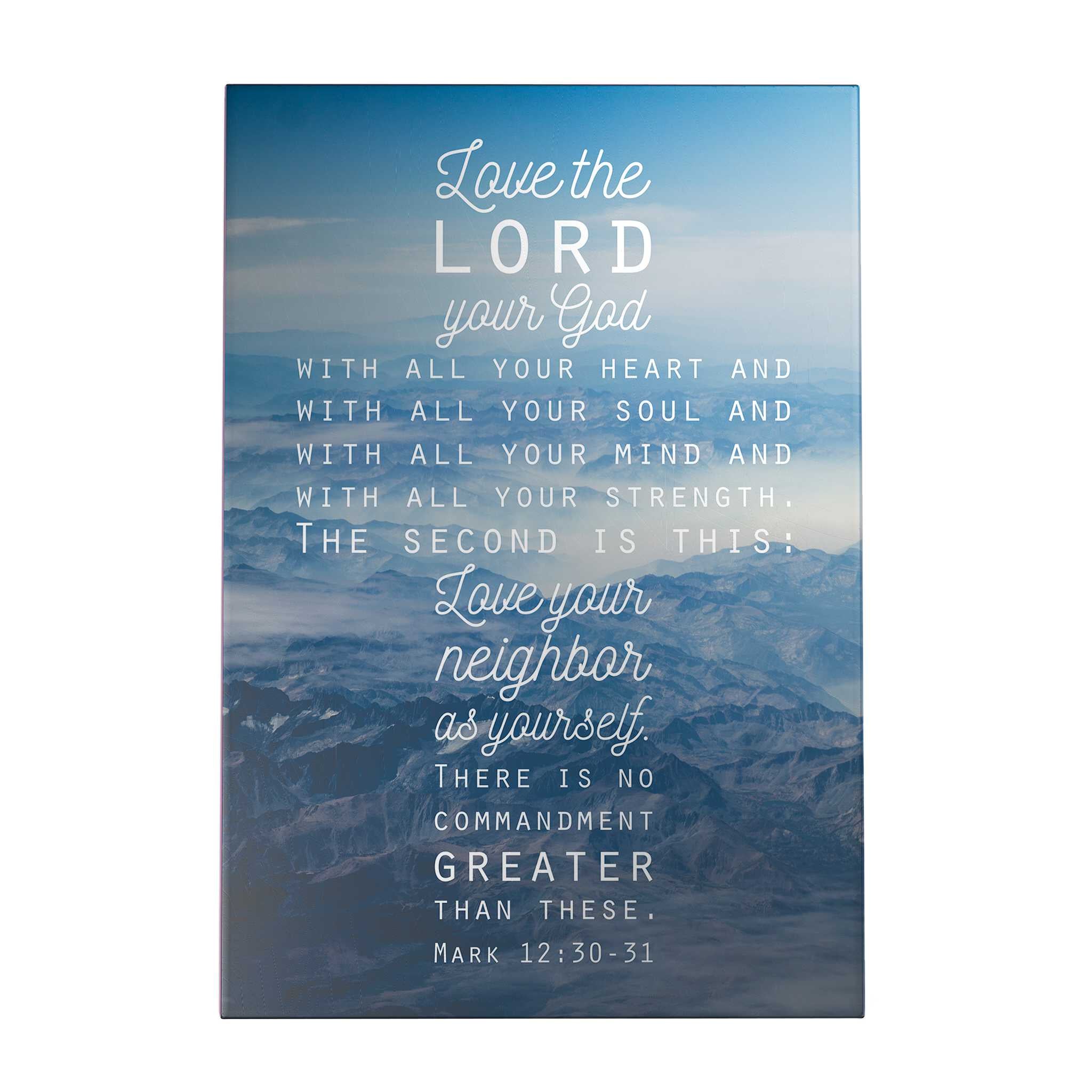 Love the Lord Decoposter