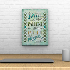 Be Joyful in Hope Decoposter