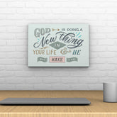 Words That Inspire Decoposter: God Is Doing a New Thing