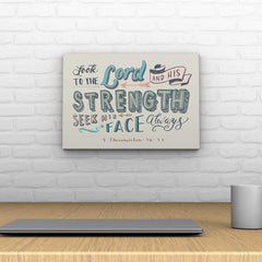 Words That Inspire Decoposter: Look to the Lord