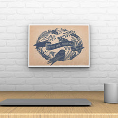 Wings of Love Decoposter: Love One Another