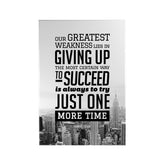 Our Greatest Weakness Decoposter