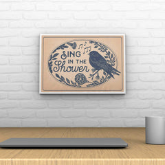 Wings of Love Decoposter: Sing in the Shower