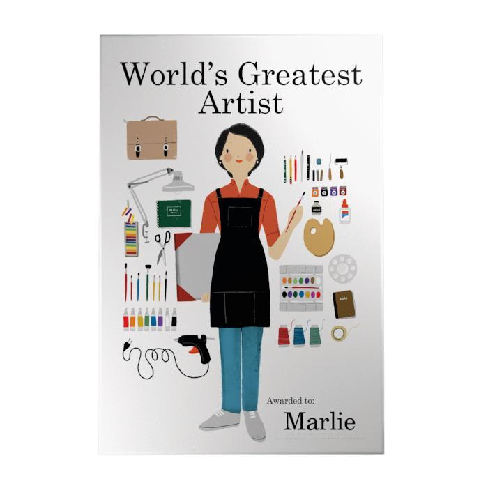 World's Greatest Artist Decoposter