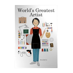 World's Greatest Artist Decoposter