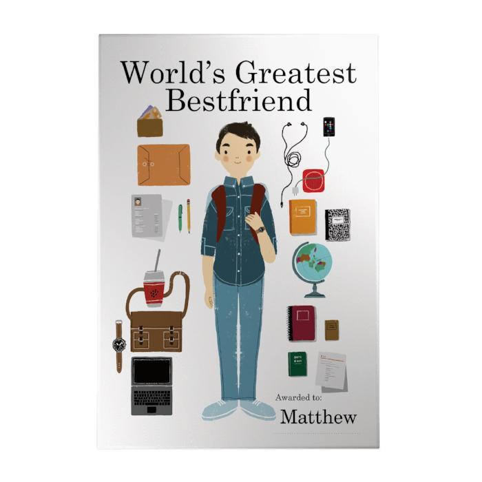 World's Greatest Bestfriend Decoposter