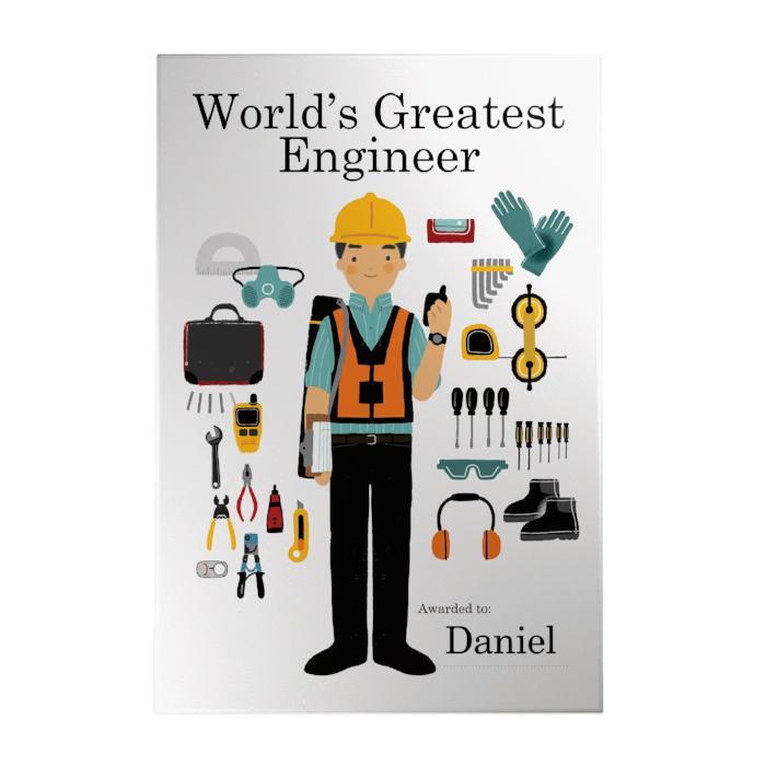 World's Greatest Engineer Decoposter