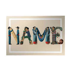 Letras Y Figuras Personalized Decoposter