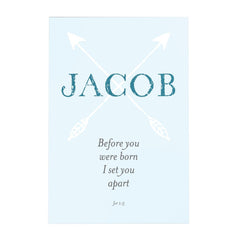 Before You Were Born Personalized Decoposter: Blue