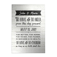 To Have and to Hold Personalized Decoposter