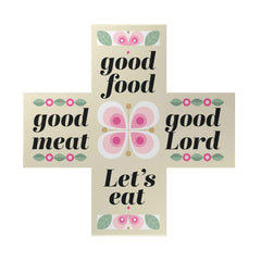 Good Food Good Lord Deco Cross