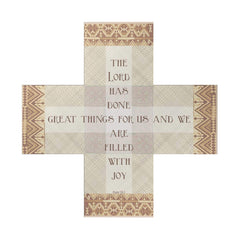 The Lord Has Done Deco Cross