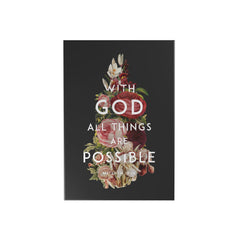 God's Garden: With God All Things Are Possible Decoposter