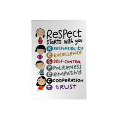 Respect Start with You Decoposter