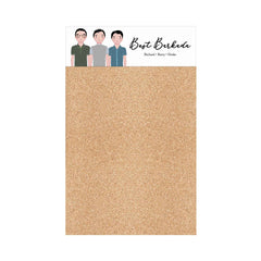 You, Me, and Family Personalized Corkboard