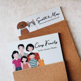 You, Me, and Family Personalized Corkboard