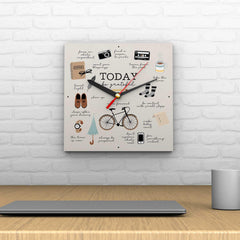 Everyday Things Clock: Today Be Grateful