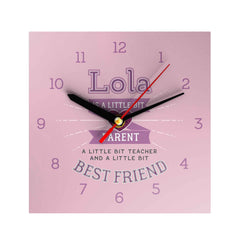 Square Wall Clock for Grandparent