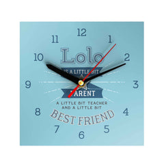 Square Wall Clock for Grandparent
