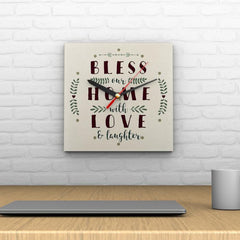 Bless Our Home Clock