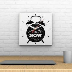 The Time Is Now Clock