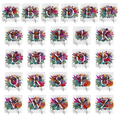 Burst of Colors Desk Clock