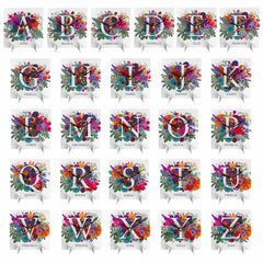 Burst of Colors Desk Clock