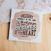 Delight Yourself in the Lord Decoposter