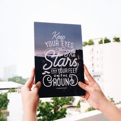 Keep Your Eyes on the Stars Decoposter