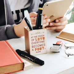 Words of Love Penholder: At the Touch of Love