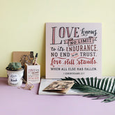 Words of Love: Love Knows No Limit Decoposter