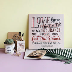 Words of Love: Love Knows No Limit Decoposter