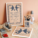 Wings of Love Decoposter: We Love Because