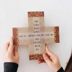 The Lord Has Done Deco Cross