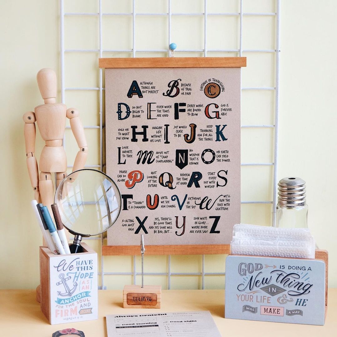 Words That Inspire Scroll: ABC