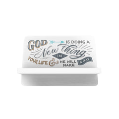 Words That Inspire Cellphone Holder: God Is Doing a New Thing