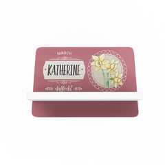 Personalized Birth Flower Cellphone Holder