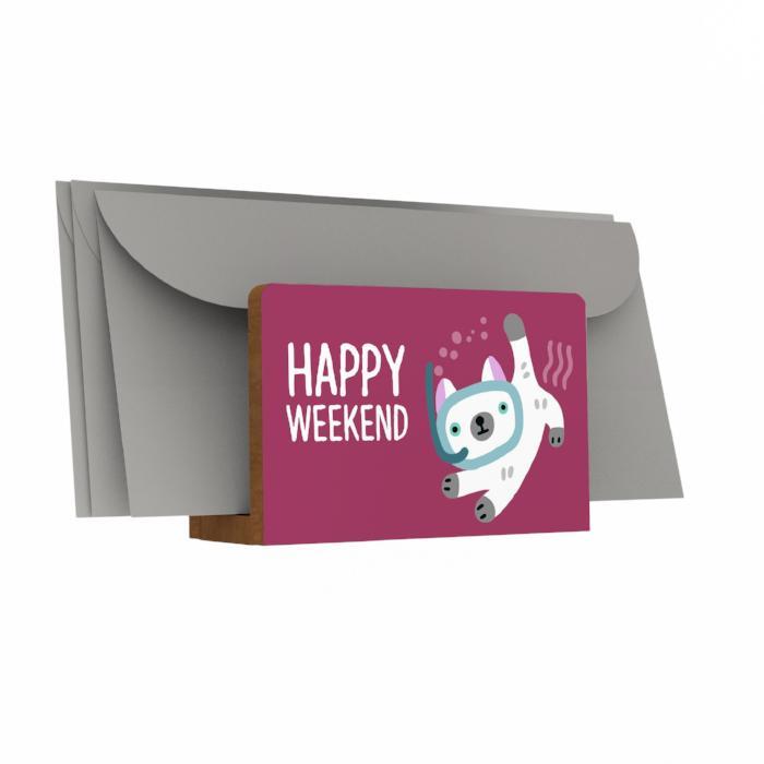 Activities: Happy Weekend Letter Holder