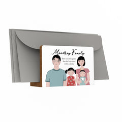 You, Me, and Family Personalized Letter Holder